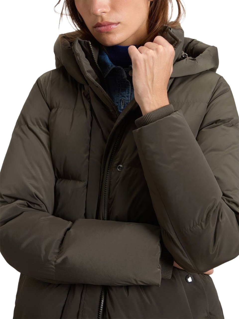 Woolrich Coats Army Green Donkergroen