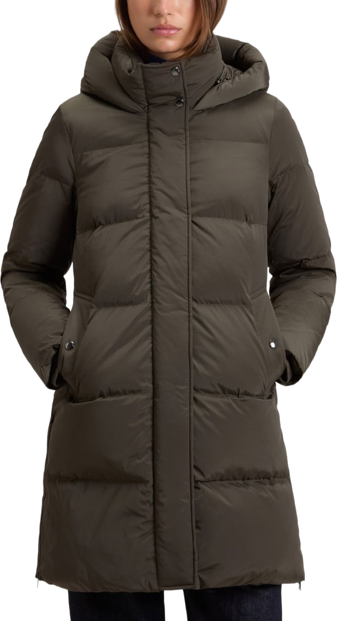 Woolrich Coats Army Green Donkergroen