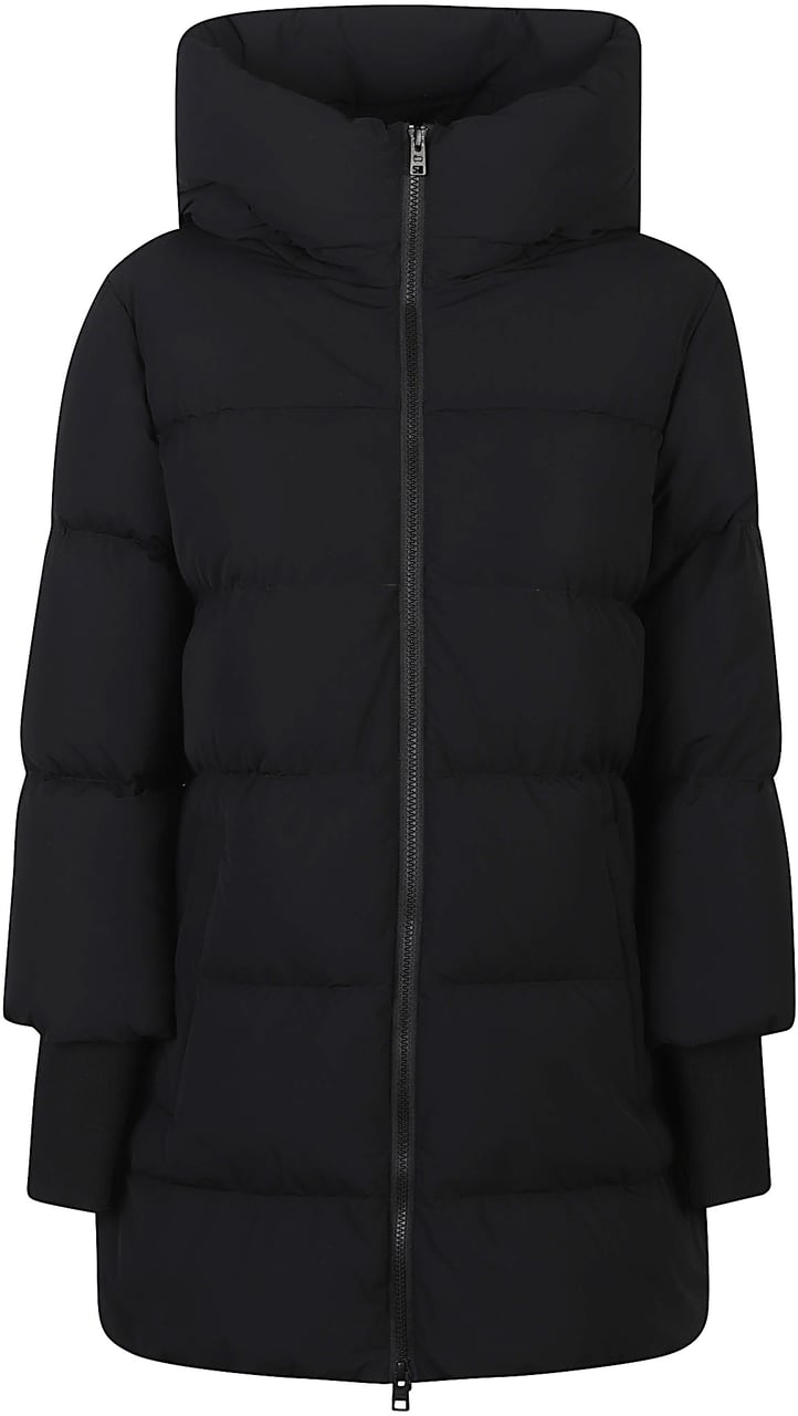 Woolrich Cloud Madison Coat Black Zwart