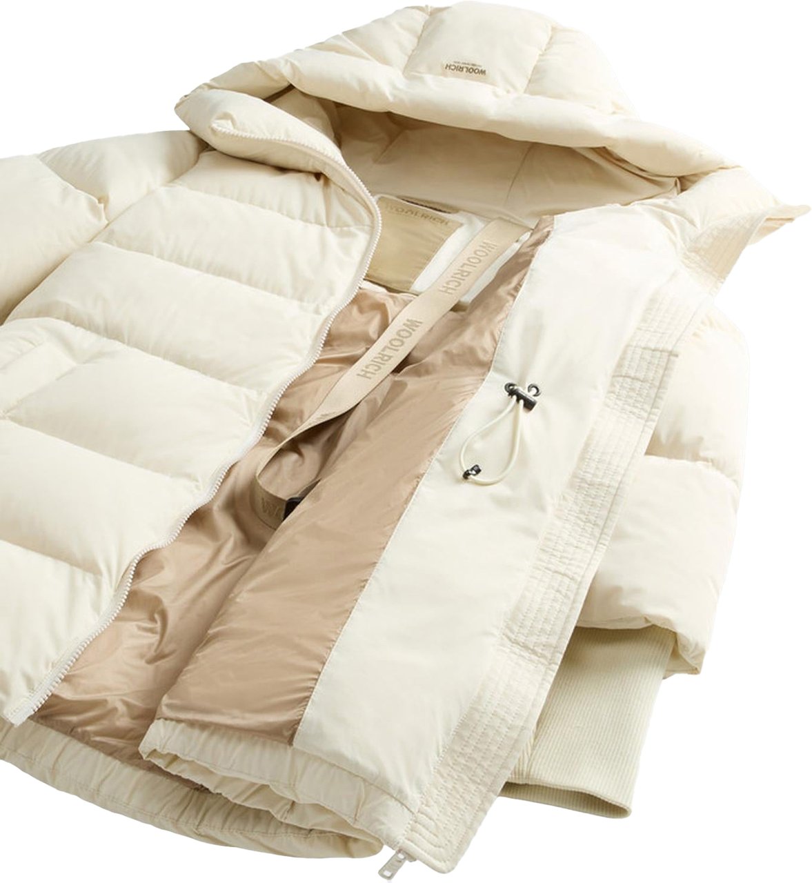 Woolrich Dames Cloud Madison Coat Wit Wit
