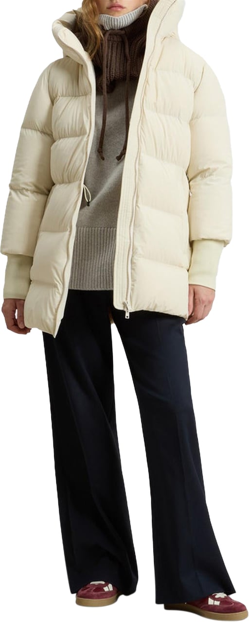 Woolrich Dames Cloud Madison Coat Wit Wit