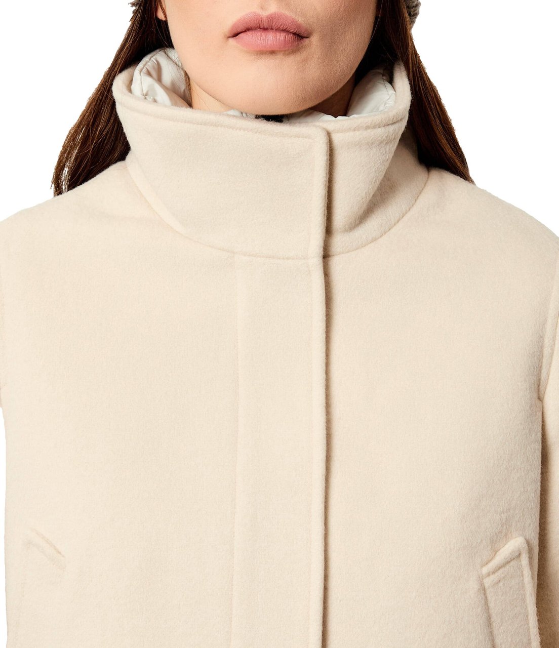 Woolrich Jackets Milky Cream Wit