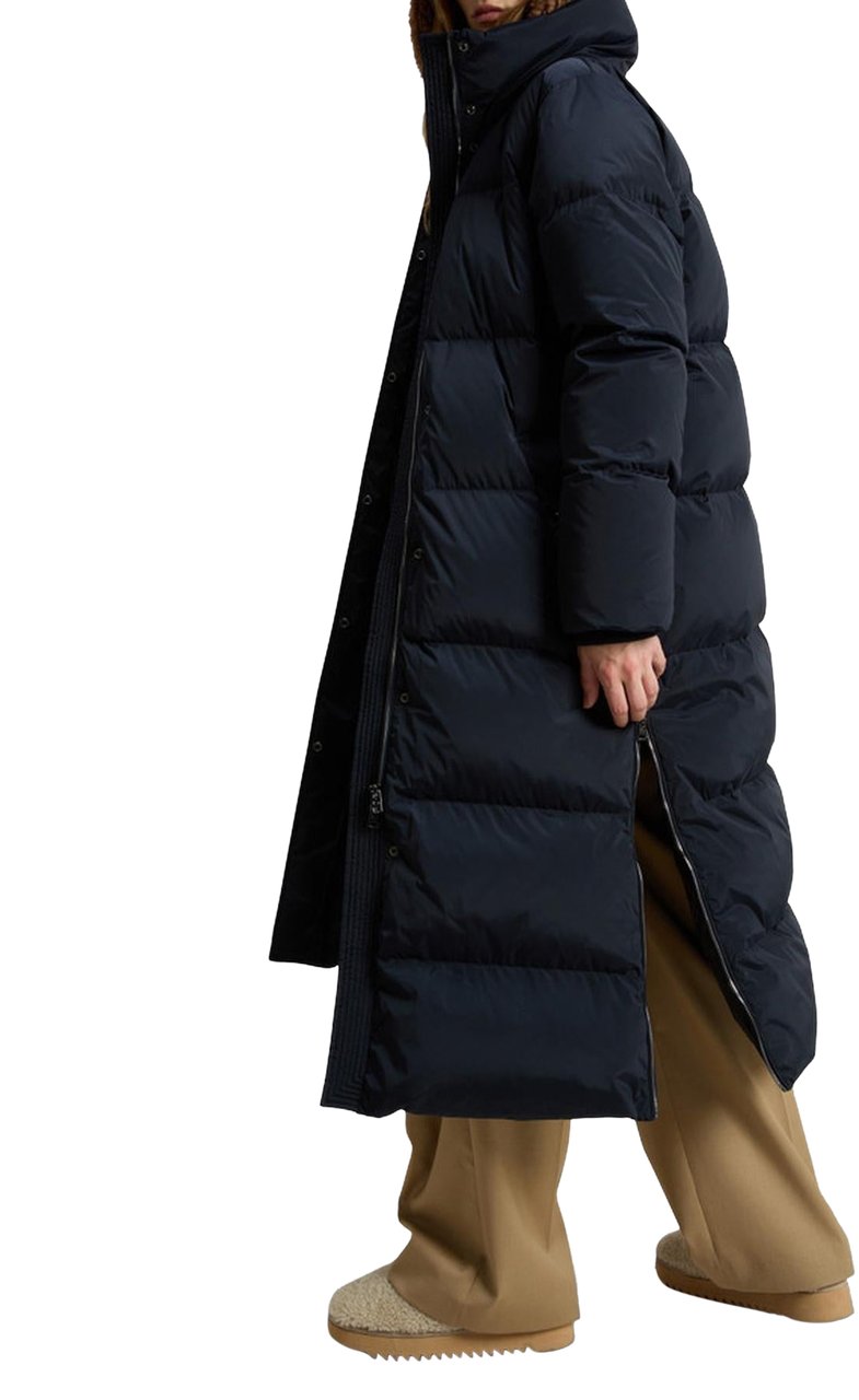 Woolrich Dames Kelly Long Parka Blauw