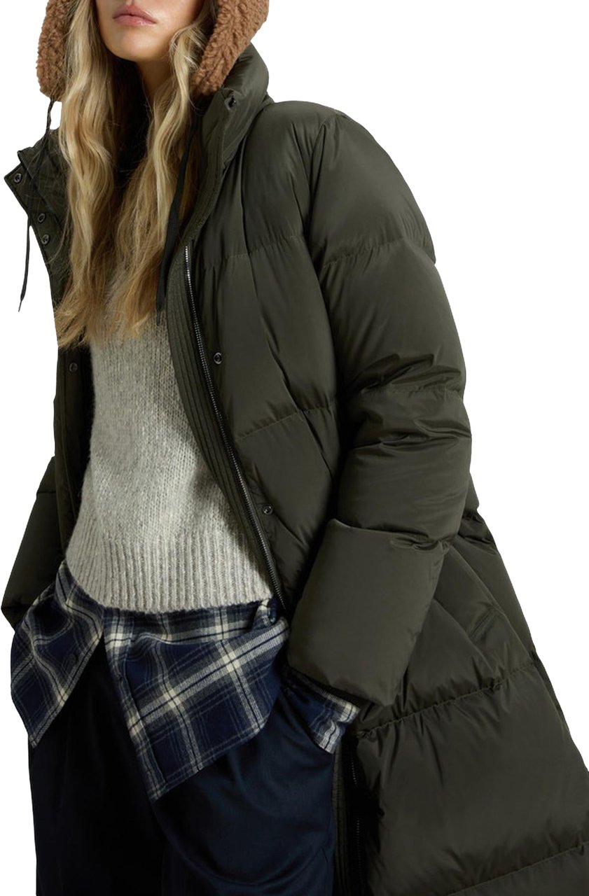 Woolrich Dames Kelly Long Parka Groen