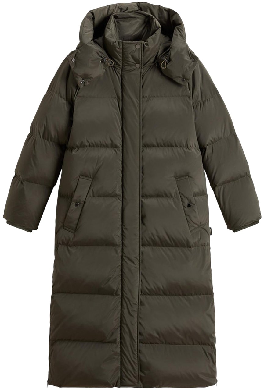 Woolrich Dames Kelly Long Parka Groen