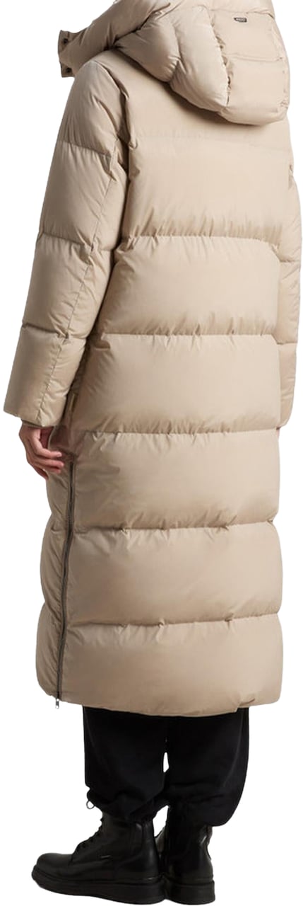 Woolrich Dames Kelly Long Parka Beige