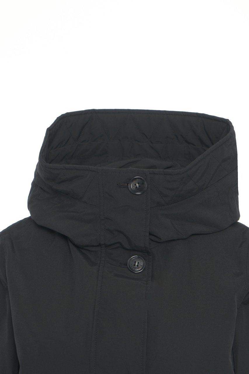Woolrich Hooded jacket Zwart