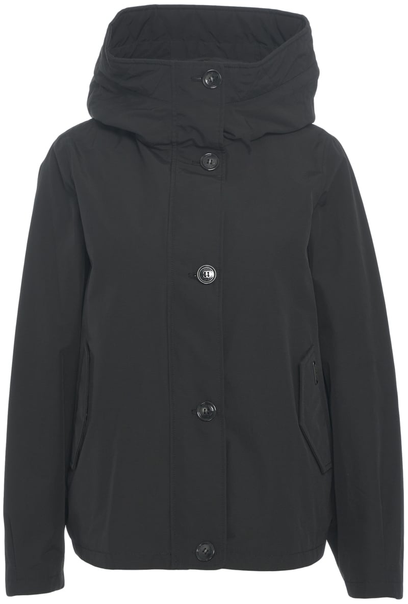 Woolrich Giacca con cappuccio Zwart