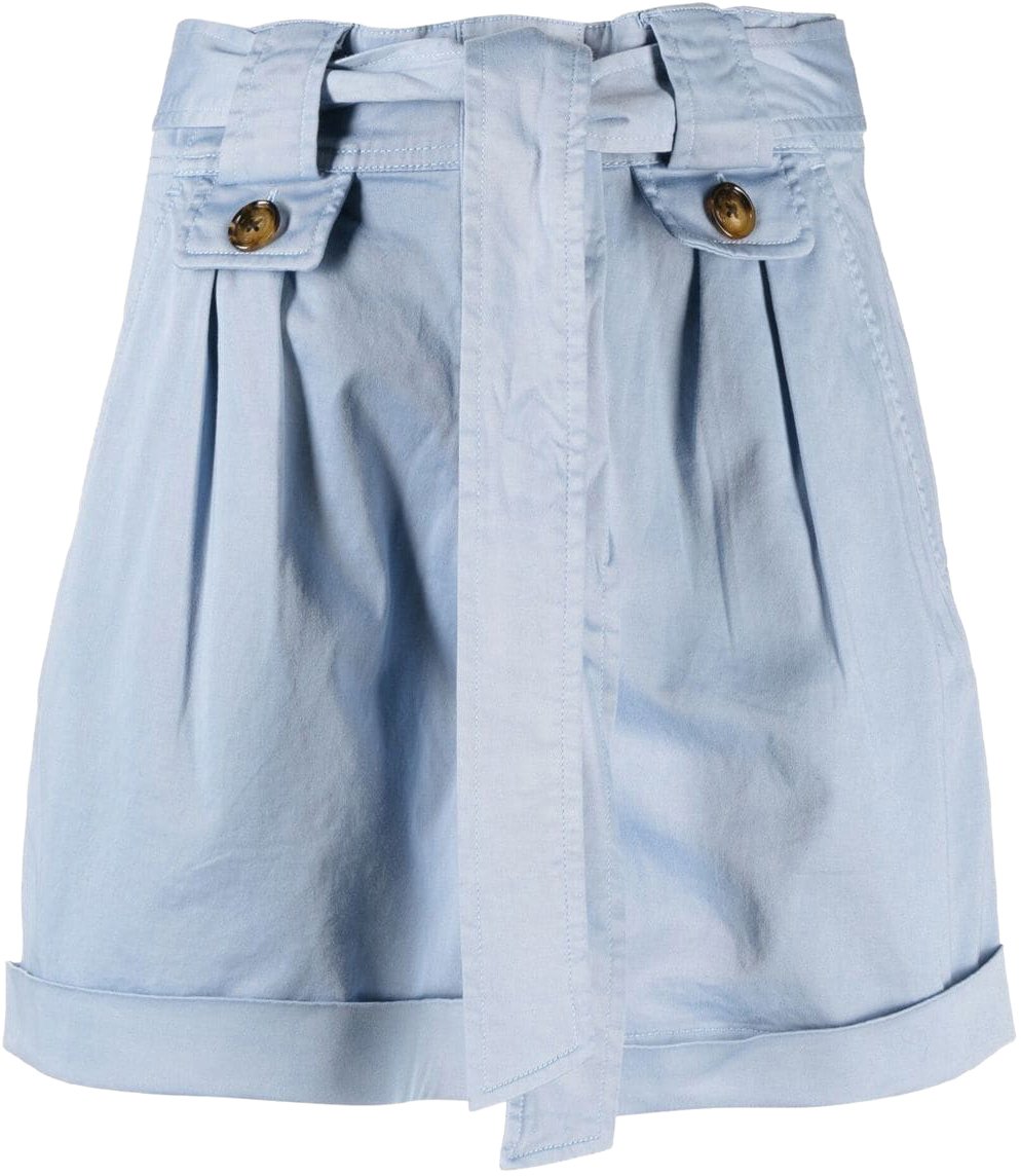 Woolrich Shorts Clear Blue Blauw