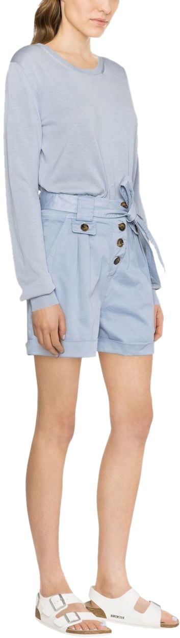 Woolrich Shorts Clear Blue Blauw