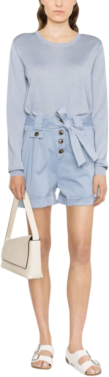 Woolrich Shorts Clear Blue Blauw