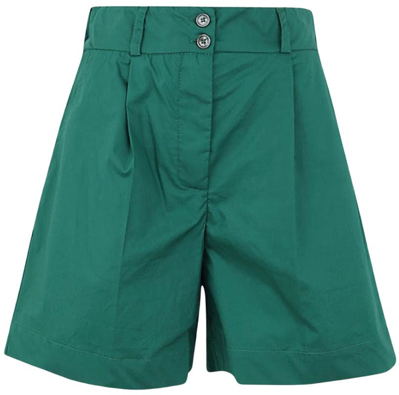Woolrich Poplin Short Shorts Groen Cfwwsh0027frut3027 631 Groen