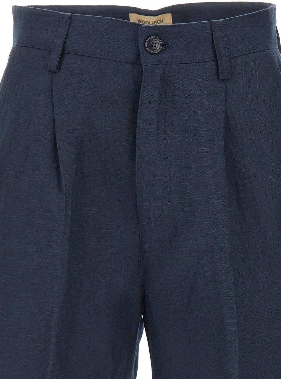 Woolrich Shorts Blue Navy