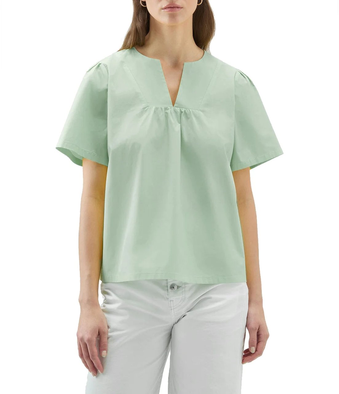 Woolrich Shirts Sage Groen