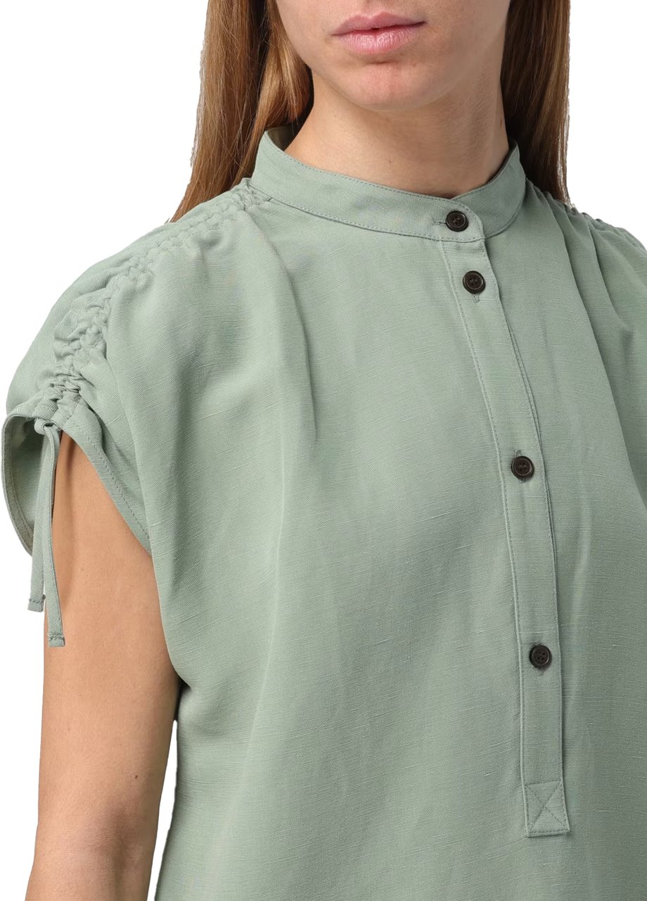 Woolrich Shirts Sage Groen