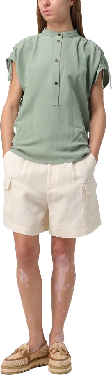 Woolrich Shirts Sage Groen