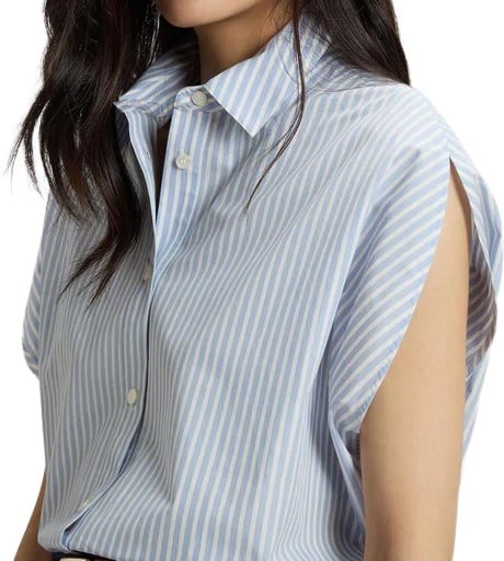 Woolrich Shirts Blu Lichtblauw