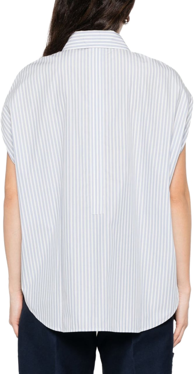 Woolrich Shirts Clear Blue Blauw