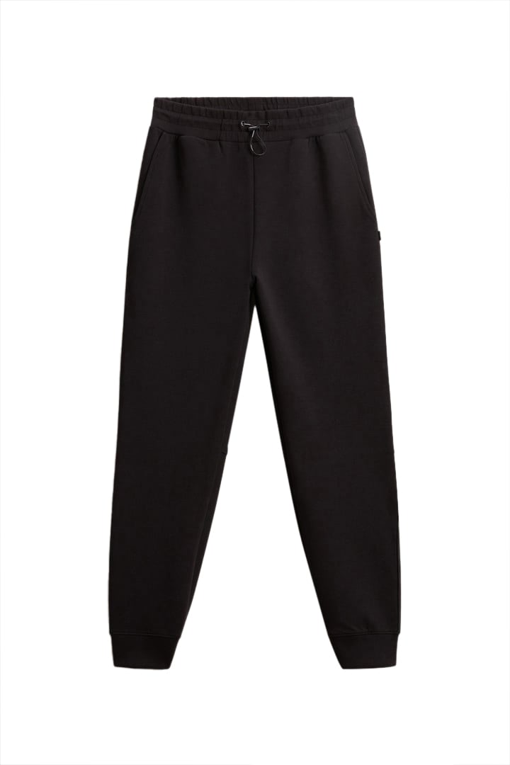 Woolrich Trousers Black Zwart