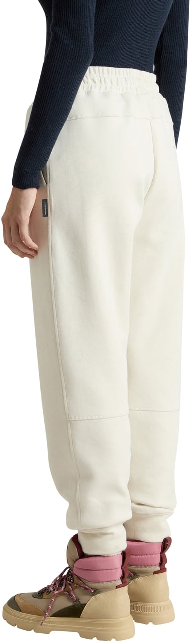 Woolrich Trousers Milky Cream Wit