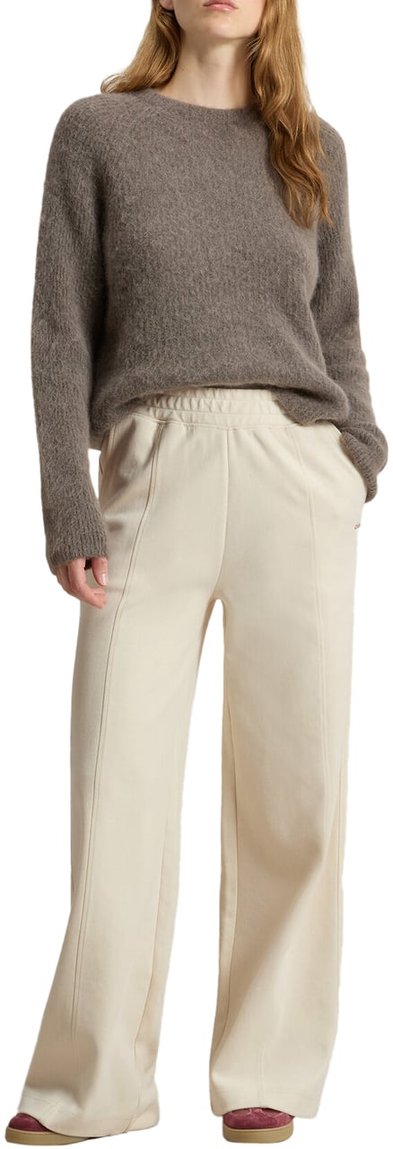 Woolrich Women Super Soft Interlock Sweatpant Milky Cream Beige
