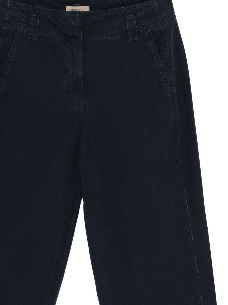 Woolrich Trousers Blue Navy