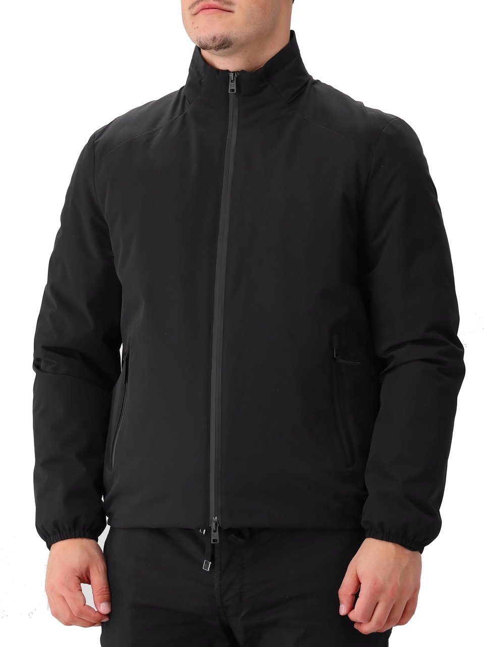 Woolrich Woolrich Jas Zwart Two Layer Bomber Zwart