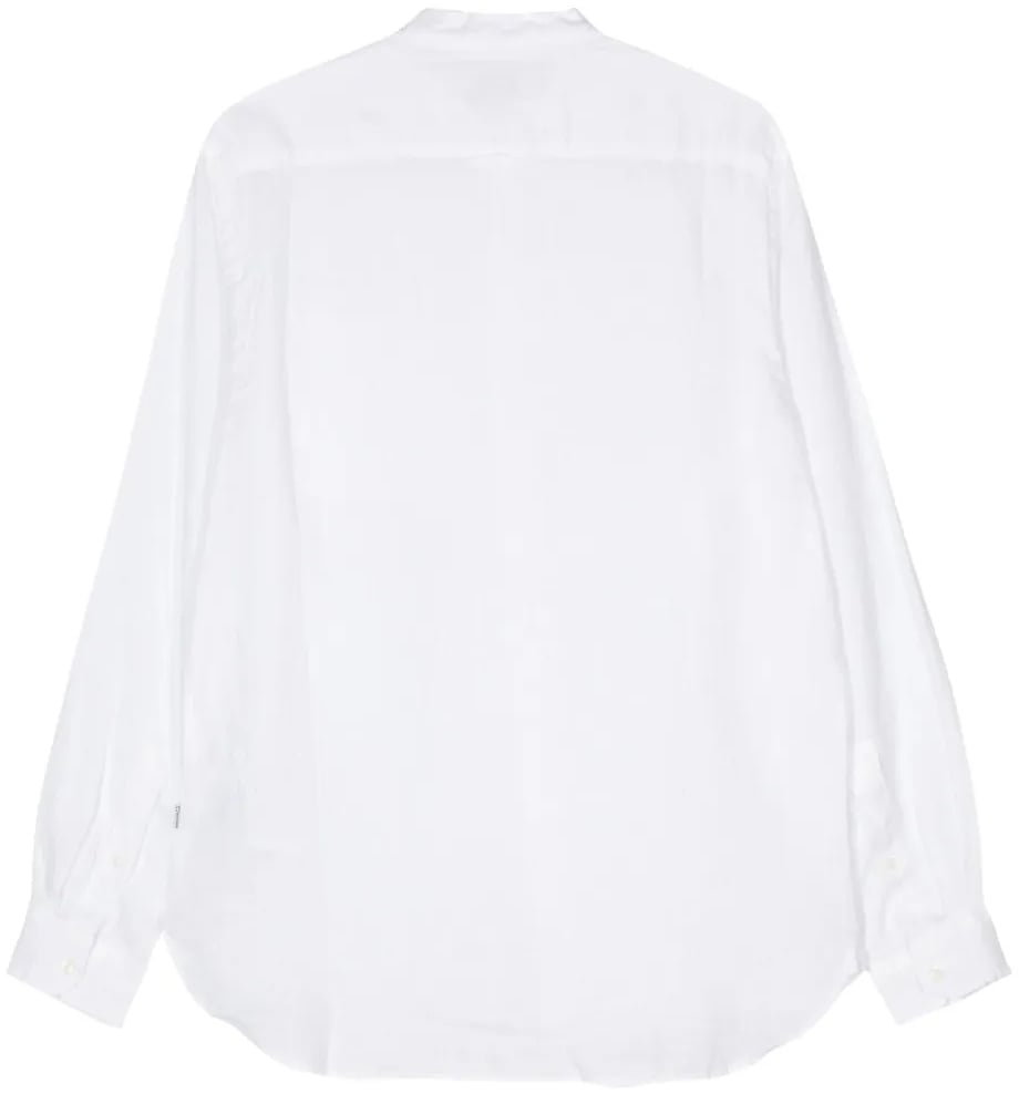 Woolrich band collar linen shirt divers Divers