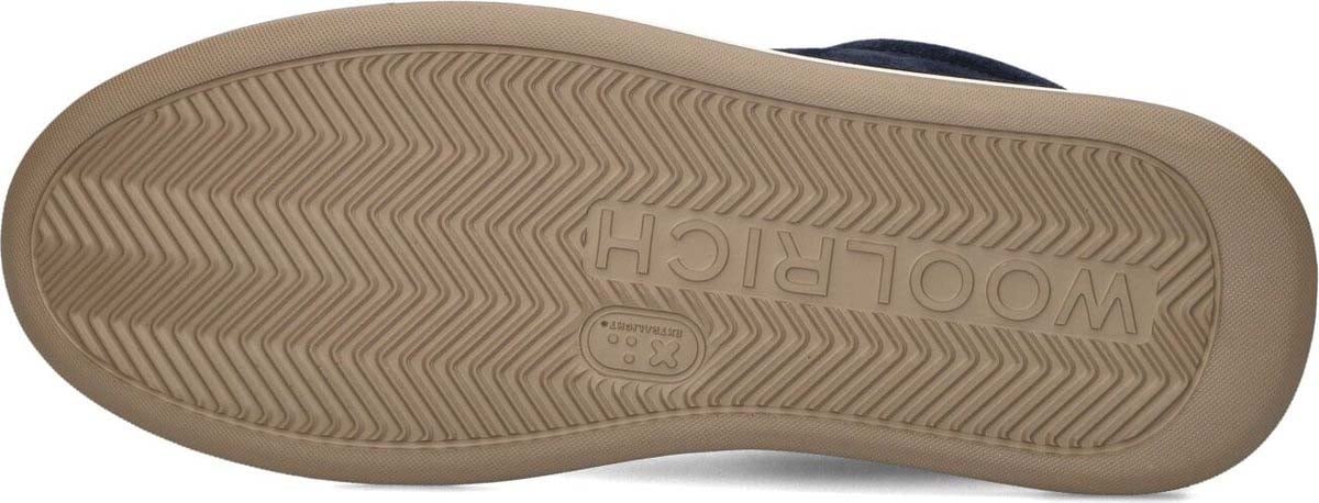 Woolrich Arrow Court Camoscio Sneaker Blue Blauw