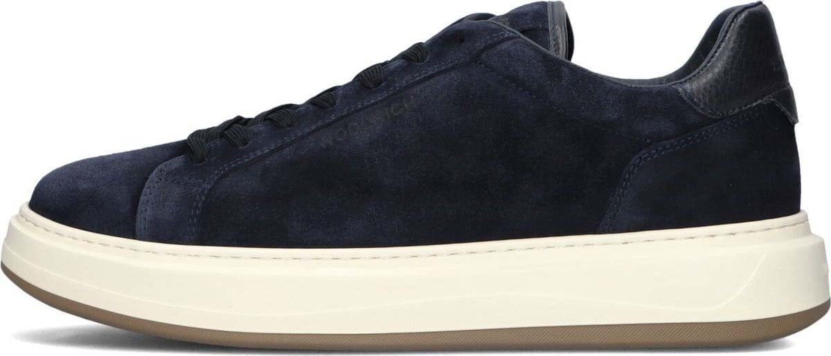 Woolrich Arrow Court Camoscio Sneaker Blue Blauw