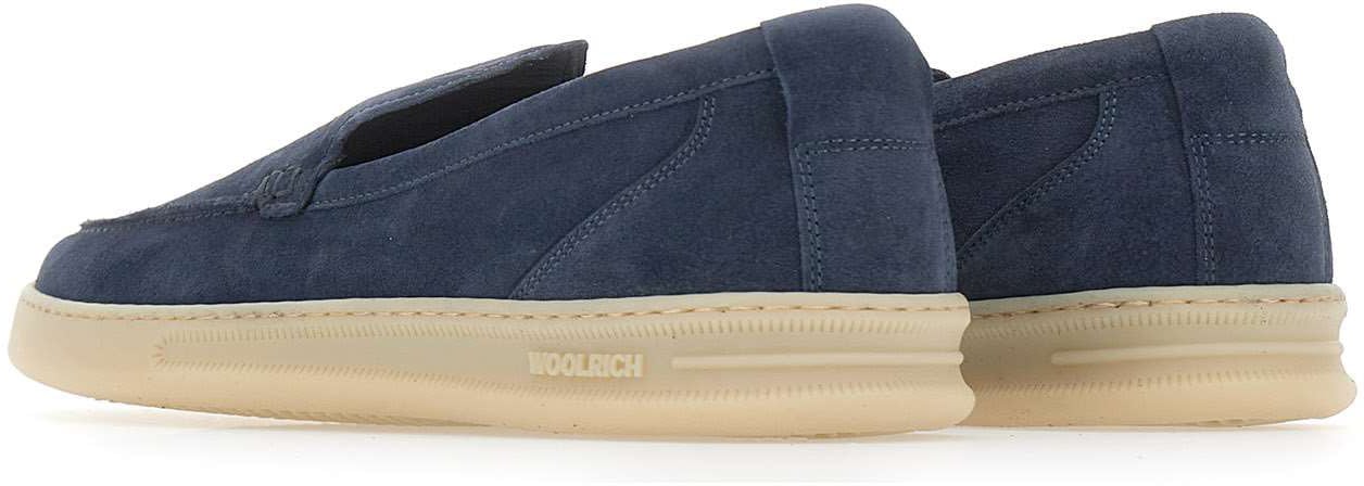 Woolrich Flat Shoes Blue Navy