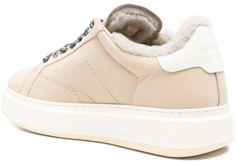 Woolrich Sneakers Cream Wit