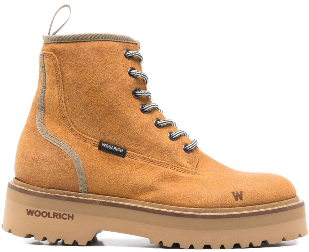 Woolrich Boots Leather Brown Bruin