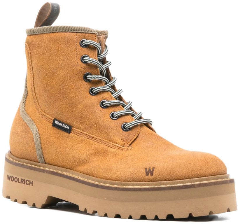 Woolrich Boots Leather Brown Bruin