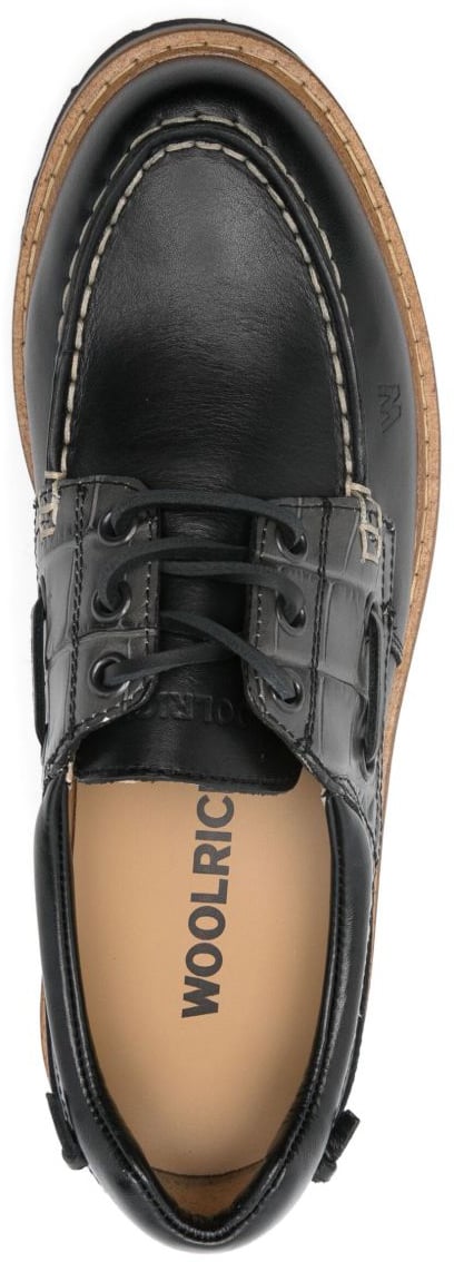 Woolrich Flat Shoes Black Zwart