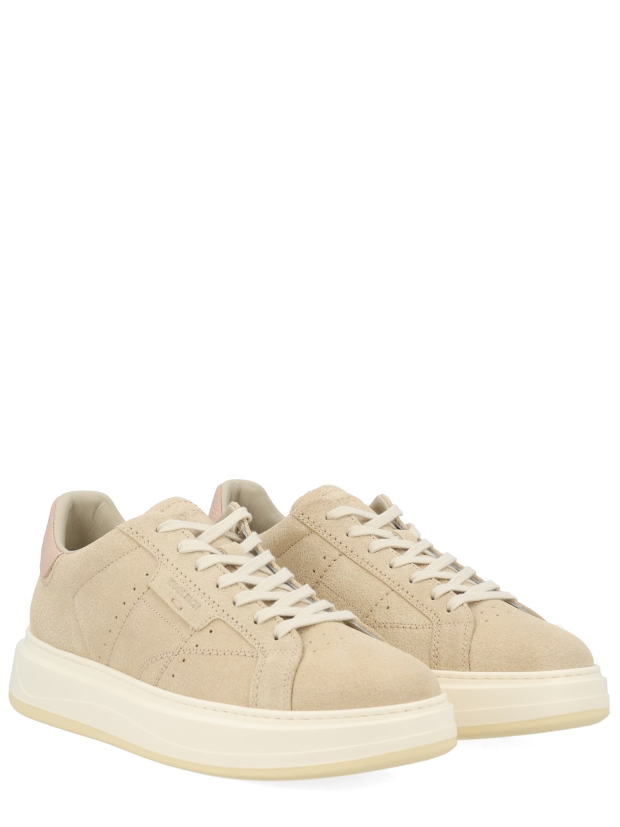 Woolrich Low Top Smooth Matte Sneakers Neutraal