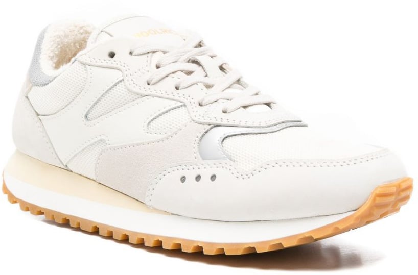 Woolrich Sneakers Cream Wit