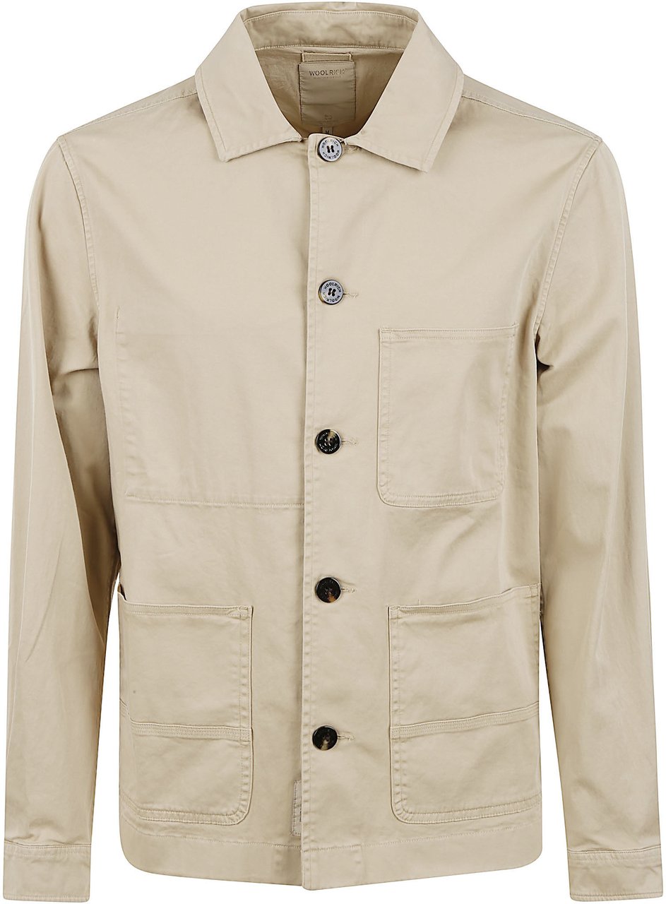 Woolrich Shirts Beige Beige