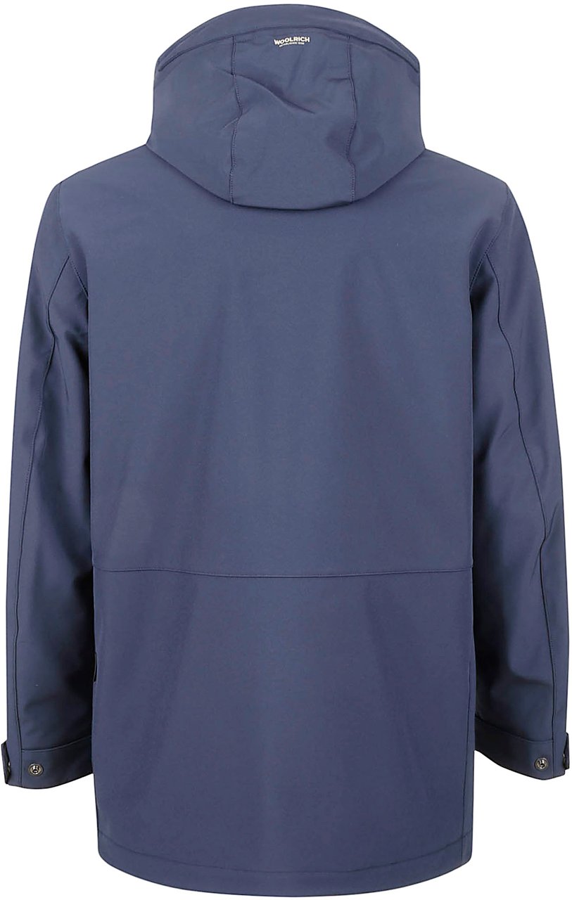 Woolrich Coats Blue Blauw
