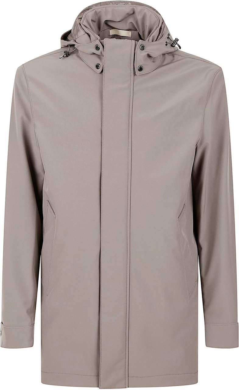 Woolrich Coats Dove Grey Grijs