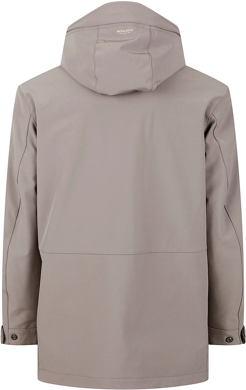 Woolrich Coats Dove Grey Grijs