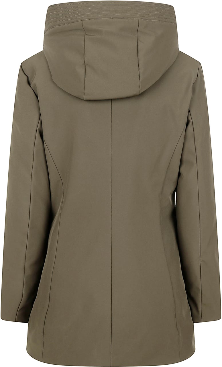Woolrich Coats Green Groen