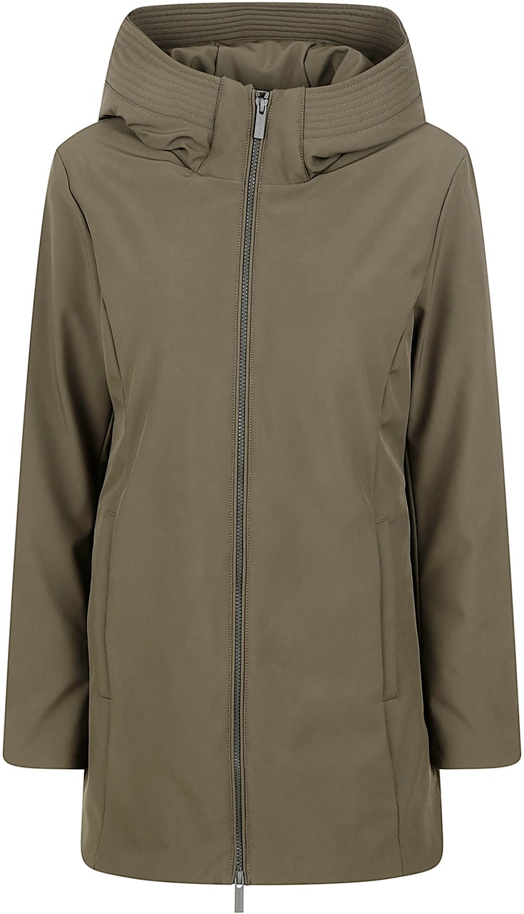 Woolrich Coats Green Groen