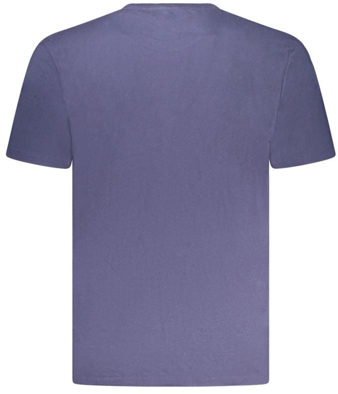 Wrangler Blu Cotton Men Shirt Blauw