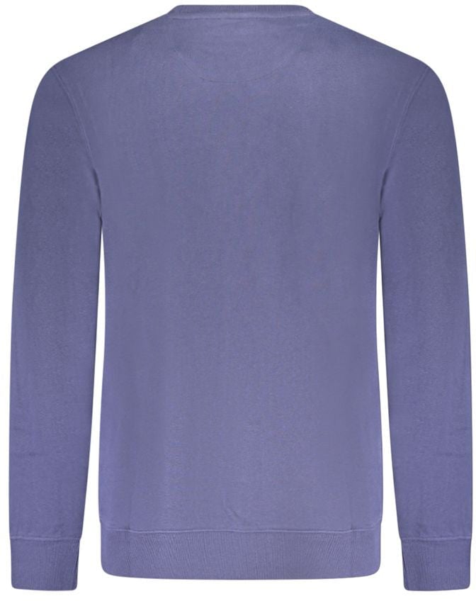Wrangler Wrangler Blu Cotton Men Sweatshirt Blauw