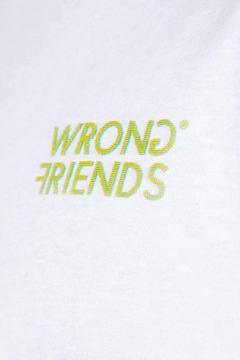 Wrong Friends Wrong Friends Nerja T-Shirt Wit