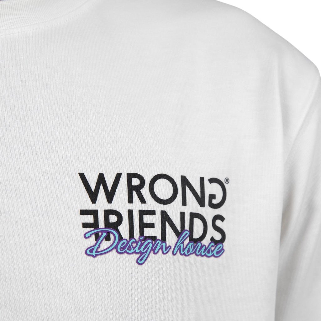 Wrong Friends POTENZA T-SHIRT - COCONUT WHITE Wit