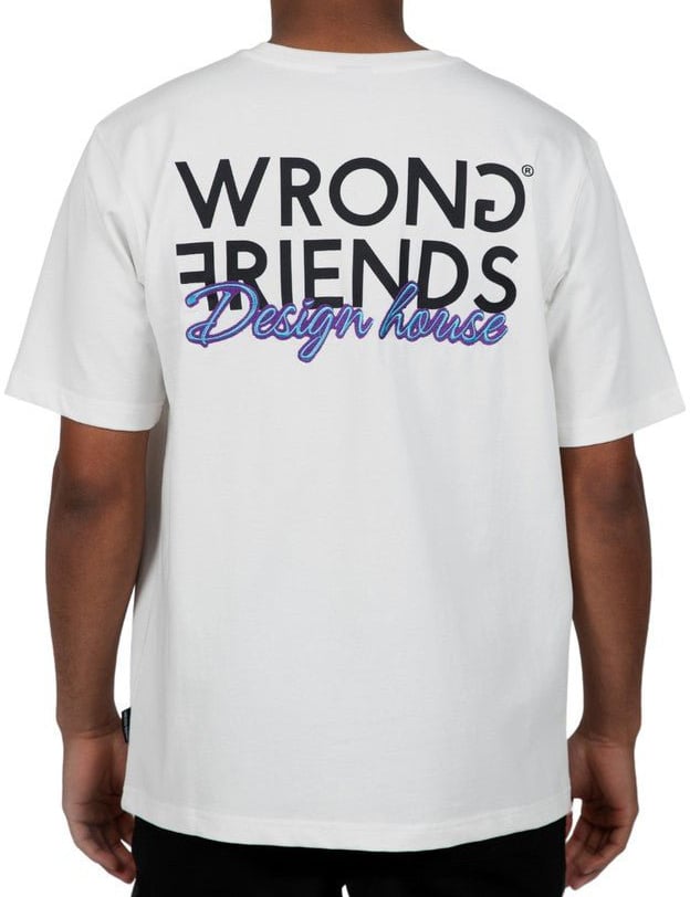 Wrong Friends POTENZA T-SHIRT - COCONUT WHITE Wit
