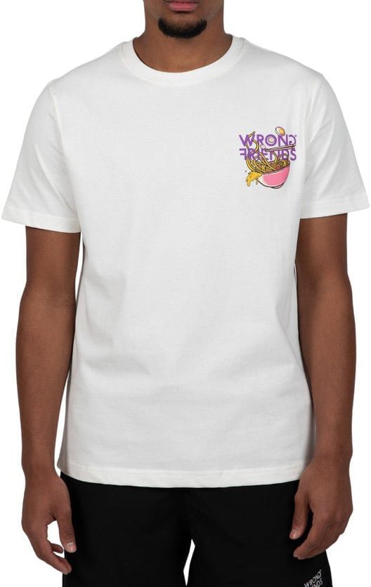 Wrong Friends RAMEN T-SHIRT - COCONUT WHITE Wit