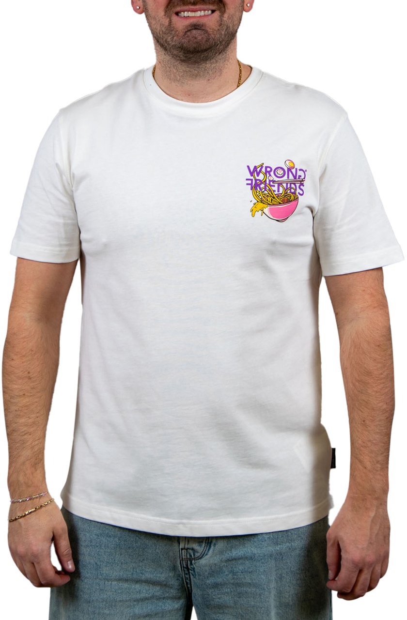 Wrong Friends Ramen T-Shirt Beige